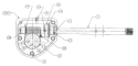 Page C Diagram and Parts List for 31AE663H401 1998 Yard Man Snow Blower